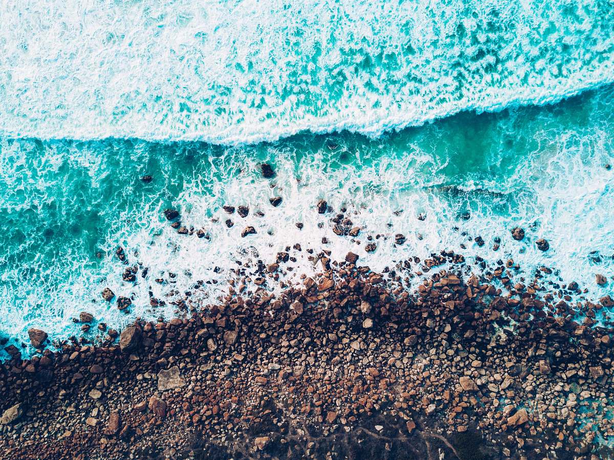 cape town timelapse photo of green sea water and seashore south africa